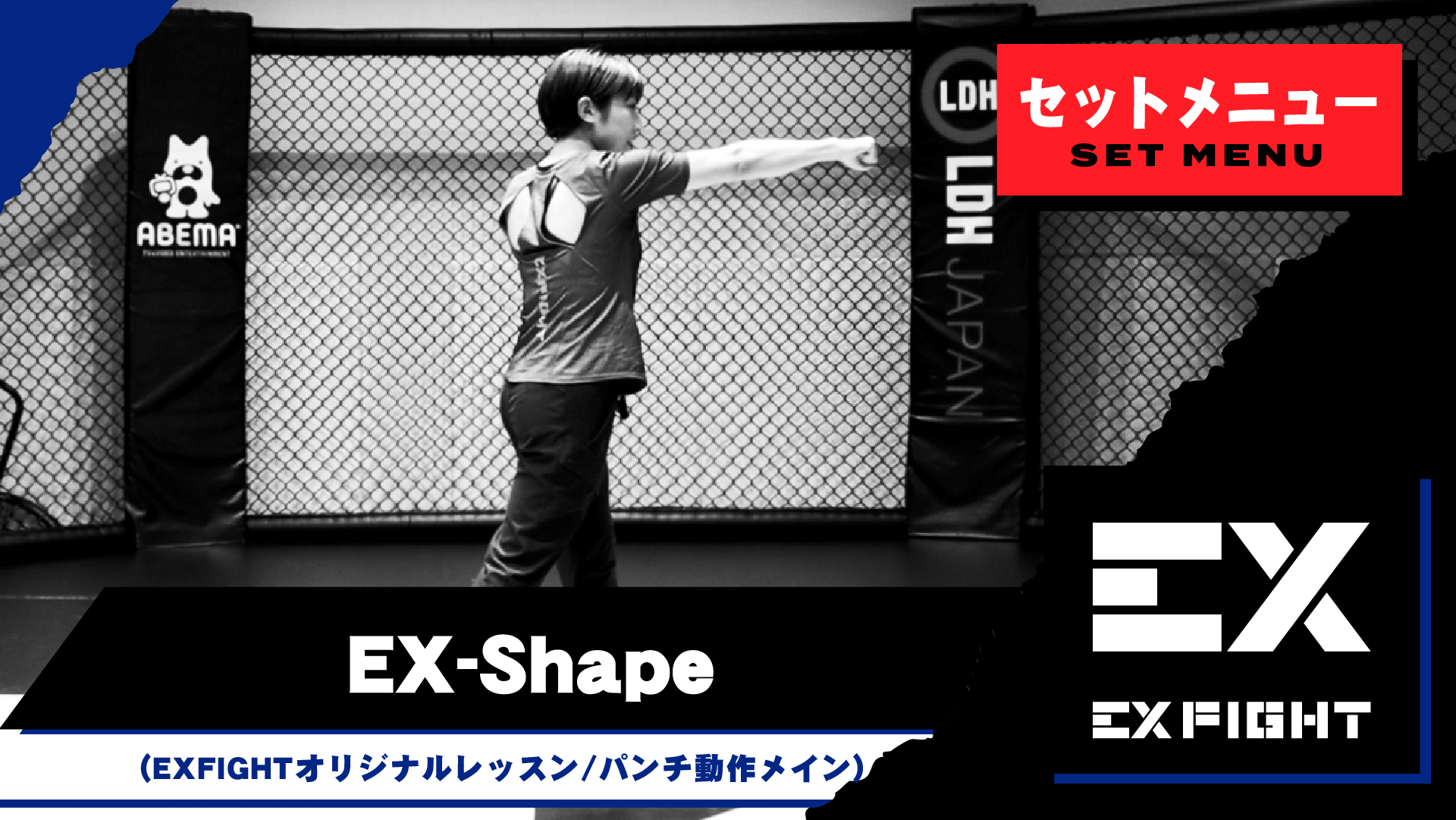EX-Shape／EXFIGHTオリジナルレッスン(パンチ動作メイン)
